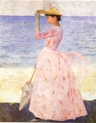 Aristide Maillol Woman with Parasol oil painting picture